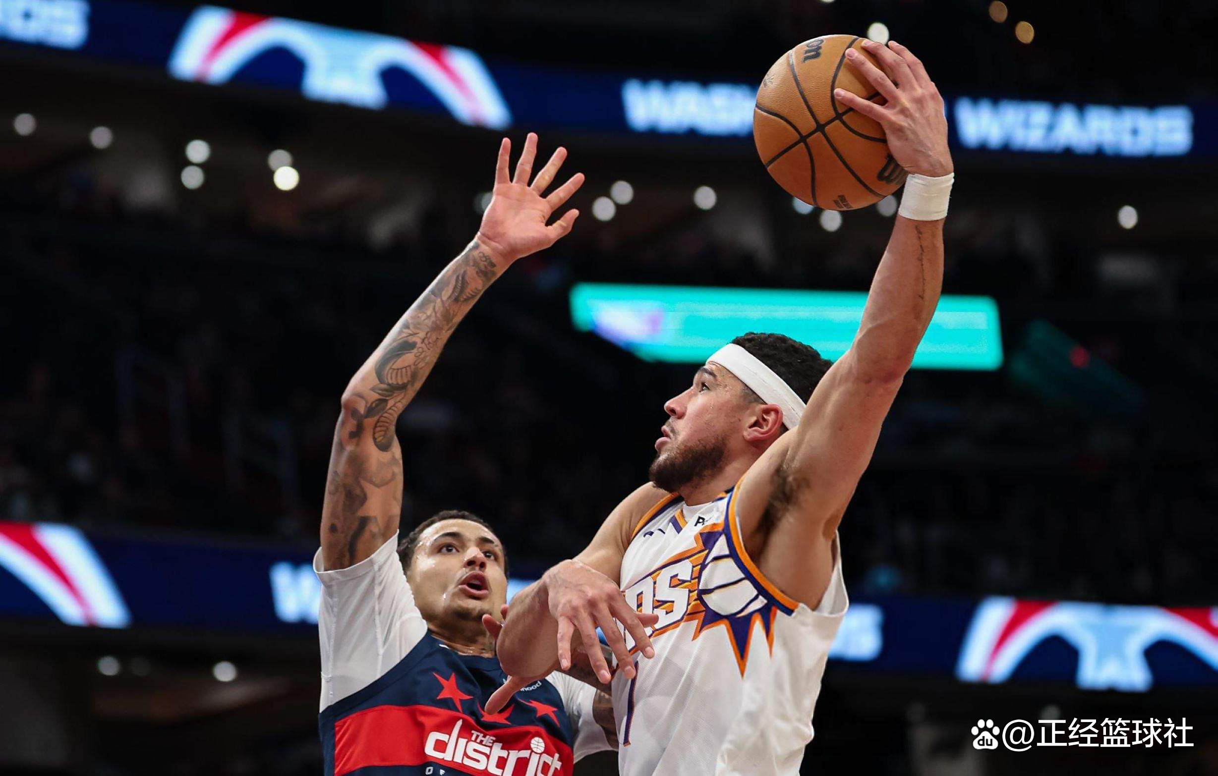 太阳完胜奇才,布克32分领队赢球 太阳完胜奇才,布克32分领队赢球